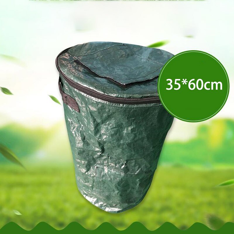 Garden leaf collect Waste Tools Compost Bag PE plastic bag Planter Vegetable Planting Pot Gardening Container Storage Bag