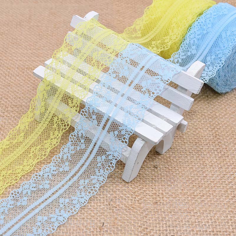 10 m/lot 4cm dentelle Tulle rouleau tissu bobine de mariage bricolage décoration bébé douche Tutu anniversaire décor fête fournitures décoratives