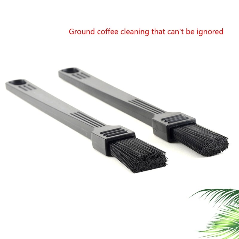 Espresso Grinder Brush Espresso Machine Cleaner for Bean Grain Coffee Tool Black 87HA