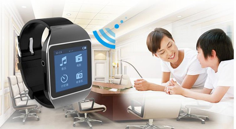 8 GB Touchscreen Clever Uhren Sport Mp3-Spieler Unterstützung FM E-buch Bluetooth Schrittzähler Läufer Sporttyp Mp3-Spieler
