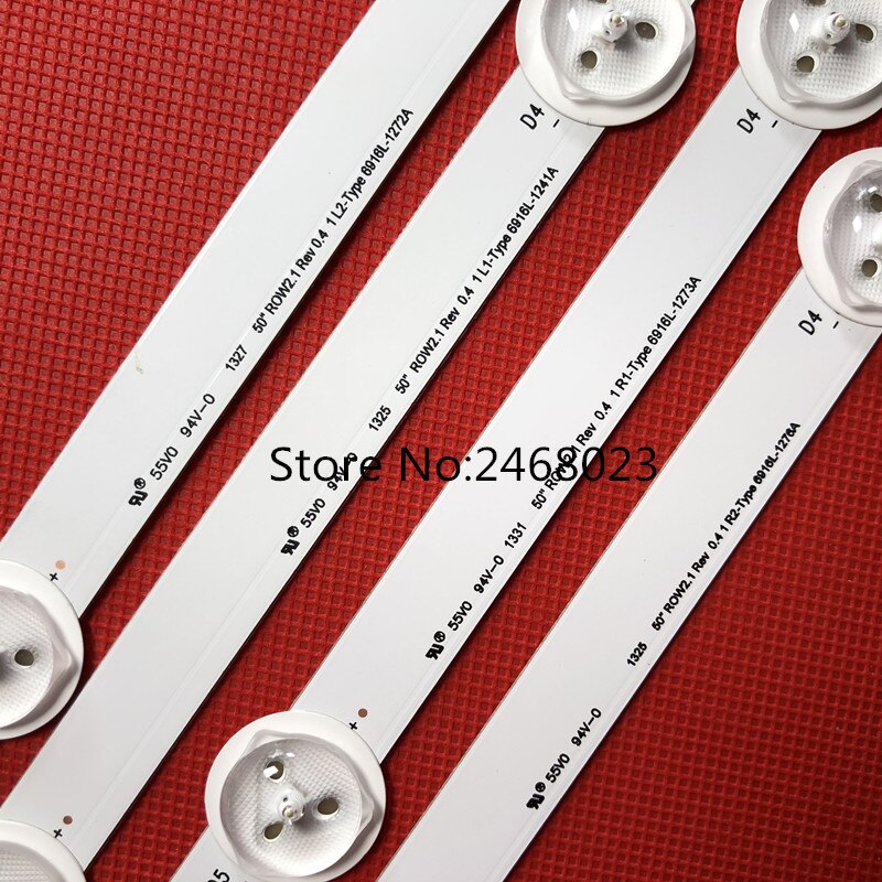 12PCS(3*R1 3*L1 3*R2 3*L2) LED Backlights for LG 50LN5600 6916L-1273A 6916L-1241A 6916L-1276A 6916L-1272A