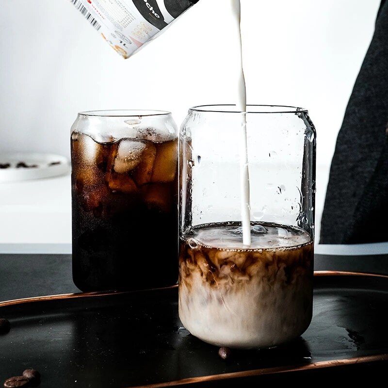 Zomer Nordic Bier Glas Transparant Koffie Mok Coke Melk Sap Koud Drankje Hittebestendig Explosieveilige Bar Drinken container