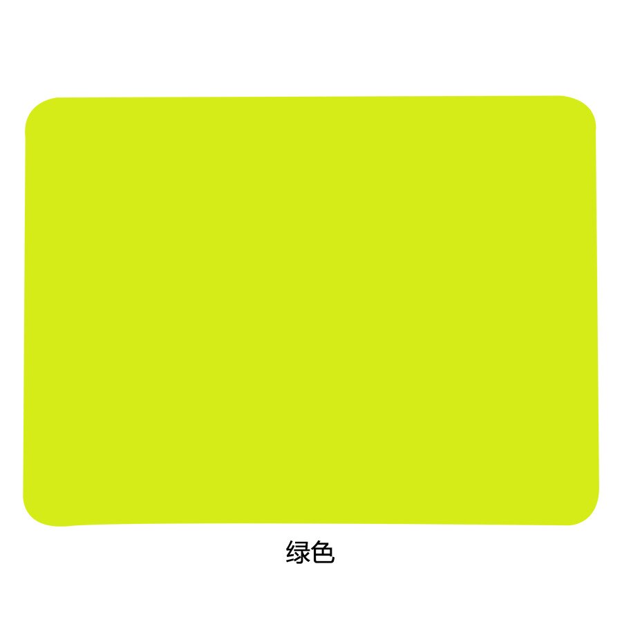 Thick Table Mat Rectangle 30*40cm Silicone Place Mats Heat Resistant Waterproof Non Slip Table Mats Kitchen Accessories: Green