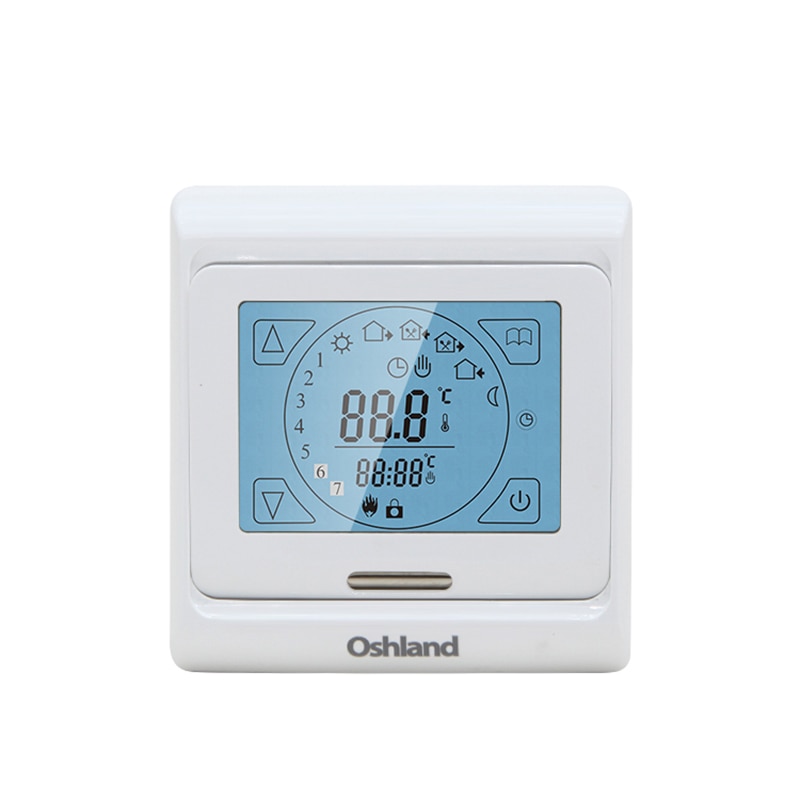 Thermostat pour chauffage au sol - ET16 - Alper - programmable / blanc / à  écran tactile