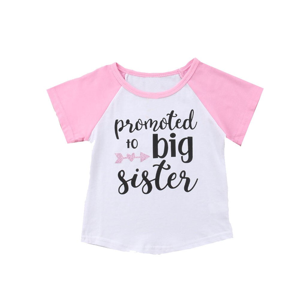 T-shirt manches courtes col rond | Couverture en coton, pour enfants de 1-5 ans, enfants garçons filles: Pink / 100