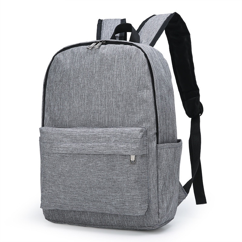 Menn laptop ryggsekk vanntett ryggsekk mannlig reise bagpack grå farge college skolesekk for tenåringsgutter mochila masculina