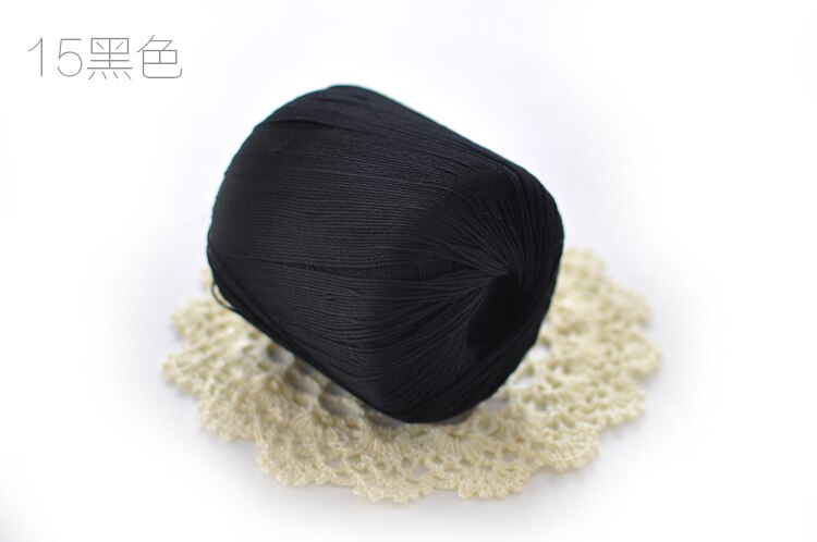 Hilo de encaje para tejer, hilo de algodón puro para tejer, mantel de verano, número 5, 400 g/lote, ZL4006: color 15