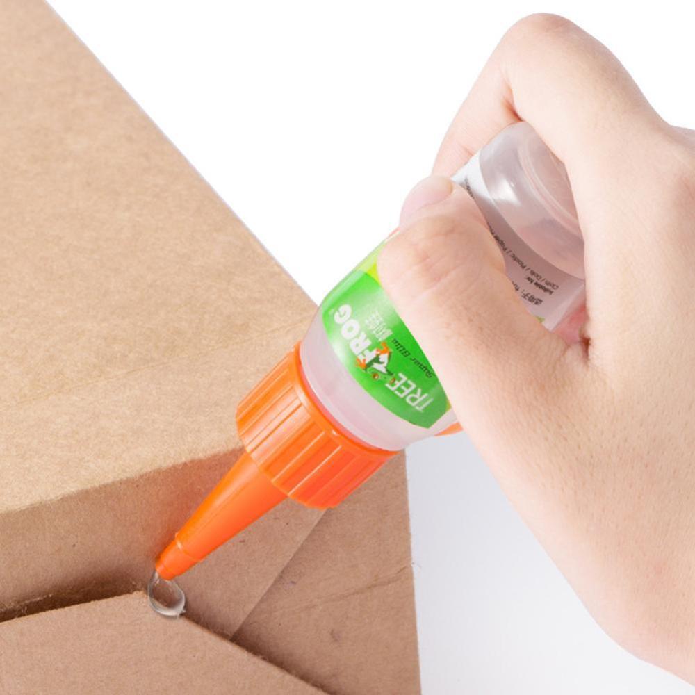 1pcs Strong Instant Super Glue Adhesive Liquid For Wood Cyanoacrylate Store Leather Adhesive Gel Nail Stationery Rubber P3H0
