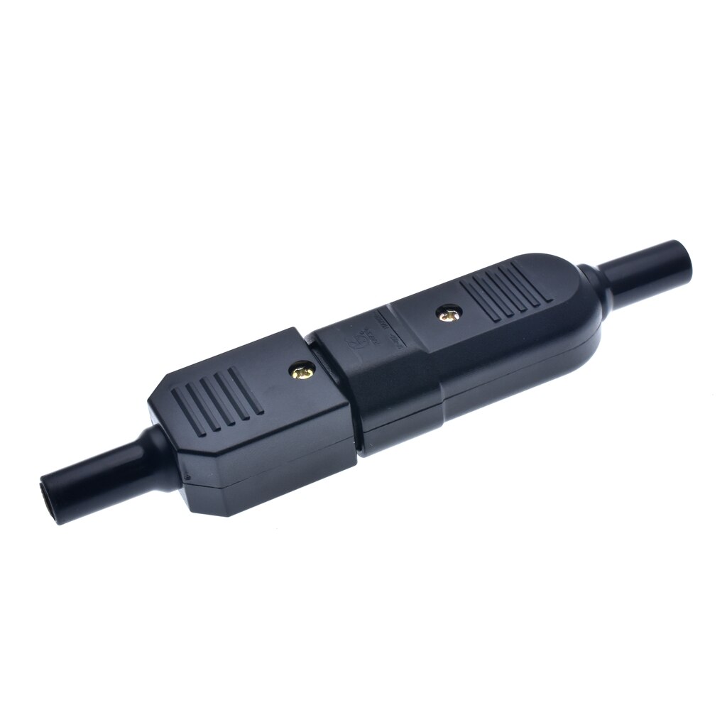 Iec 320 c14 hannplugg til  c13 hunnkontakt strømkontakt  ac 250v 16a