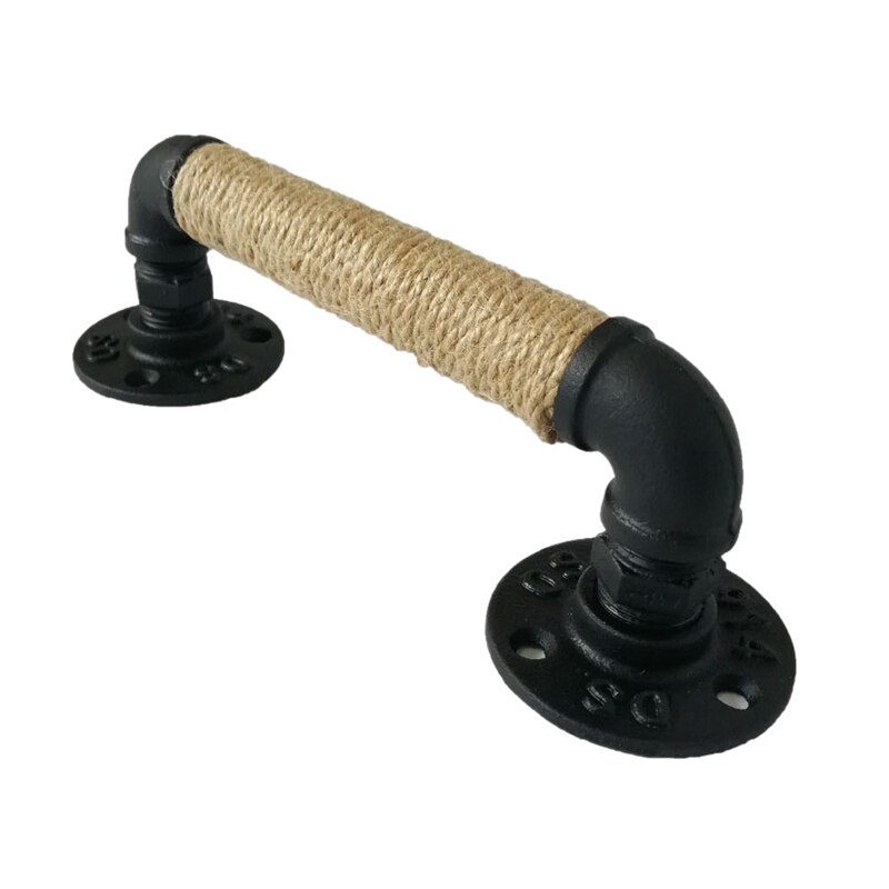 U-vorm Elliptische Buis Leuning 65cm Ijzer Leuning Buiten & Binnen Trap