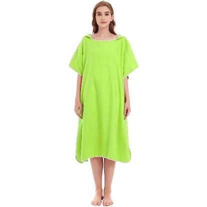 Surfponcho Aankleedhanddoek met capuchon Microvezel stranddeken Badhanddoek Zwemhanddoek Wetsuit Strandponcho: Roze