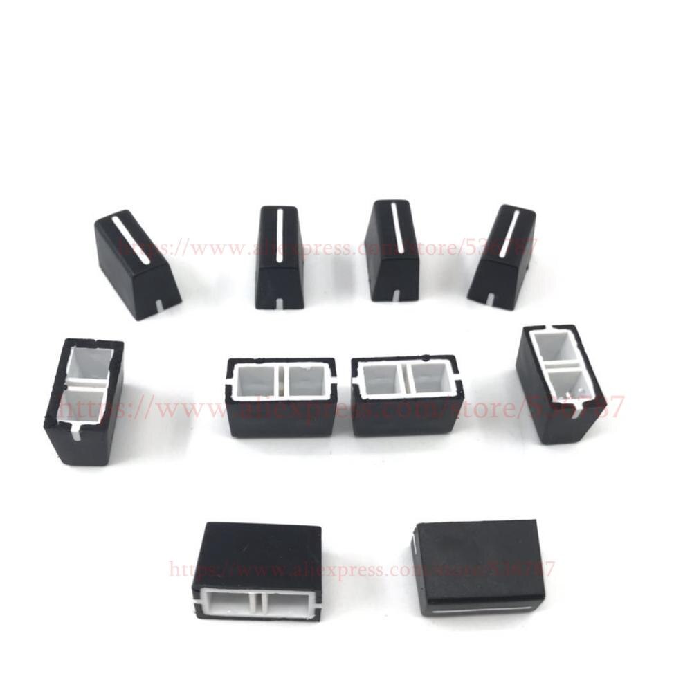 20 unids/lote pomo de Color negro Faders gorra de potenciómetro de deslizamiento recto para Allen & heat XONE: DB2 DB4 92 23C