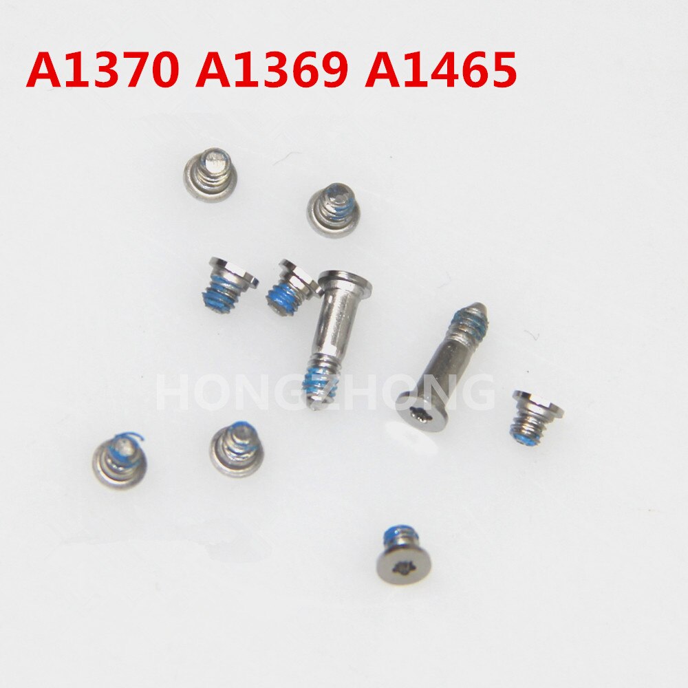 Voor  a1466 a1465 a1369 a1370 11 " & 13 " achterklep schroef voor 11 " 13 "  a1466 a1465 laptop computer reparatie onderdelen zilverkleur