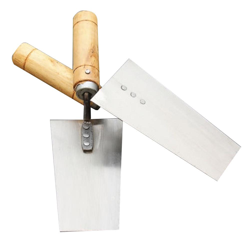 MeterMall-paleta de acabado para hormigón, Cubo de paleta de acero inoxidable con margen de flotador de cemento, espátula para hormigón, herramientas de construcción