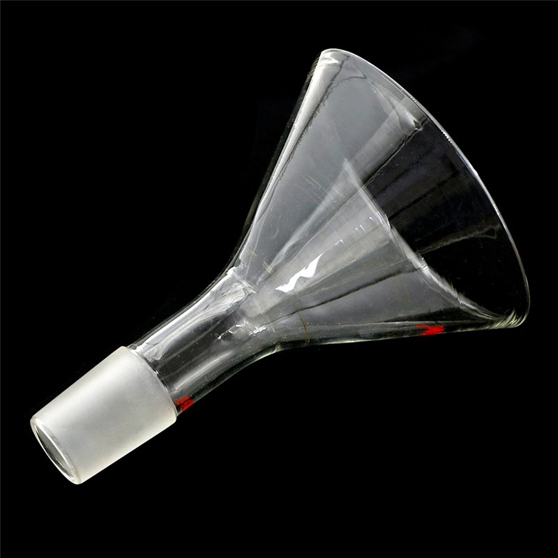 Lab Glassware,Made From Borosilicate 90mm 24/40 Glass Powder Funnel 100ml Chemistry Laboratory Glassware
