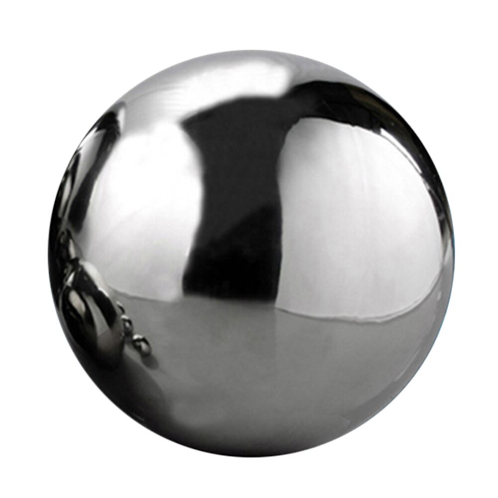 15cm/12cm/10cm/8cm/5.1cm High Brightness Shine Sphere Stainless Steel Mirror Sphere Hollow Ball Home Garden Ornament Decoration: 51MM