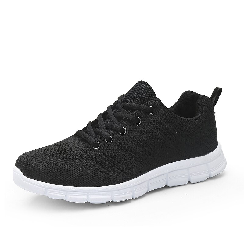 Tenis femeninos antideslizantes para mujer, zapatillas de Tenis suaves y cómodas para exteriores, calzado deportivo de mujer, calzado deportivo de Fitness estable, color negro, novedad de verano de