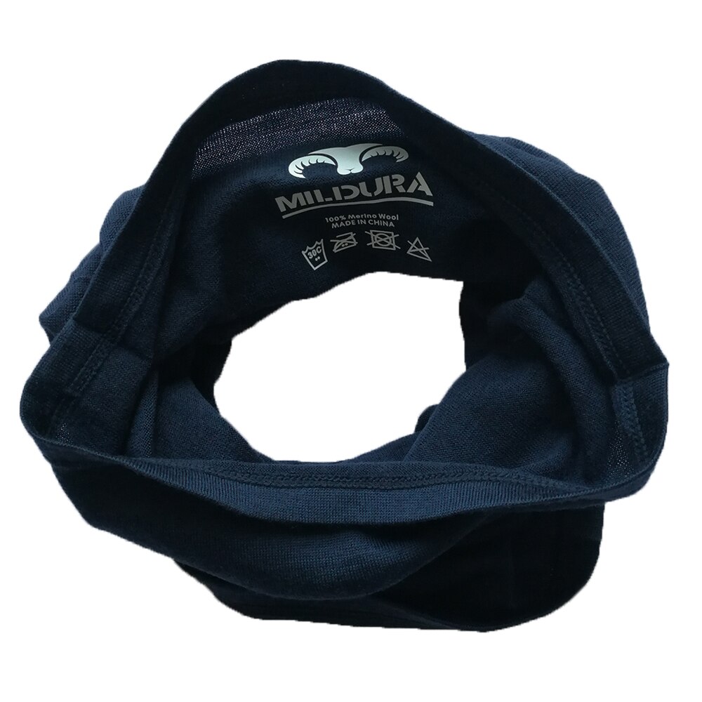 Unisex 100% Merino Wool Neck Gaiter&amp; Bandana Ski Neck Scarf Women Men Merino Wool Ski Neck Gatier Ring Wrap 1 Layer Warm Wrap