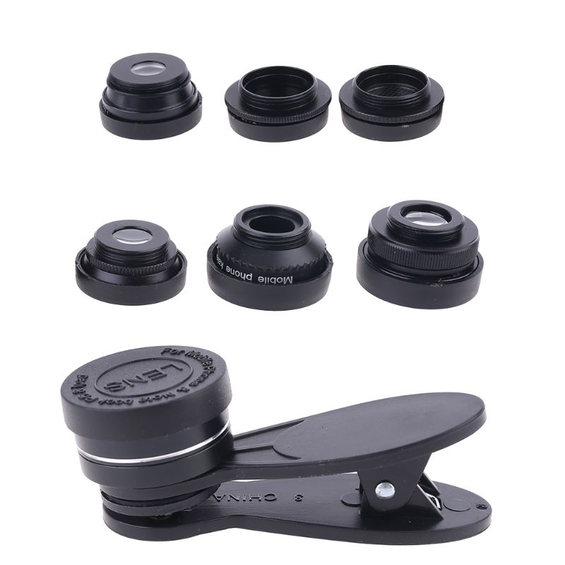 Universal 9 in1 Phone Camera Lens Kit Clip On for Smartphone Mobile Phone Photography Enthusiast Accessories