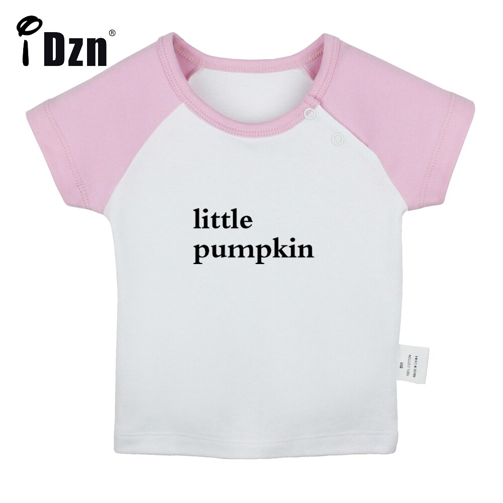 Zomer Kleine Pompoen Fun Art Gedrukt Baby Jongens T-shirts Leuke Baby Meisjes Korte Mouwen T-shirt Pasgeboren Katoen Tops kleding