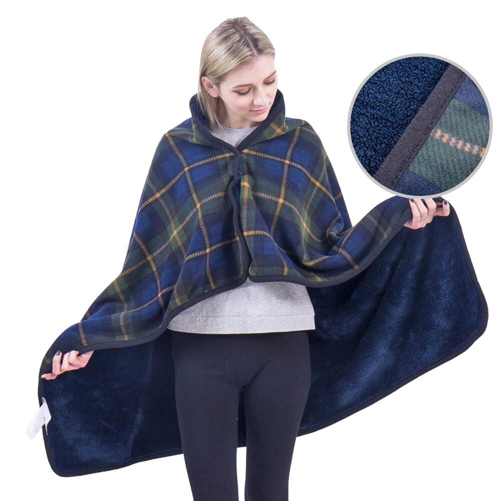 Superblødt plys varmt tæppe, som kan bæres overdimensioneret poncho-tæppe, tørklæde kappe sjaler lbshipping: Stil a