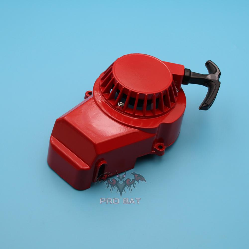 Pull Start Starter For Mini PIT Pocket Rocket Quad Dirt Bike ATV 47cc 49cc 50cc 2 Stroke Pull Starters: Red
