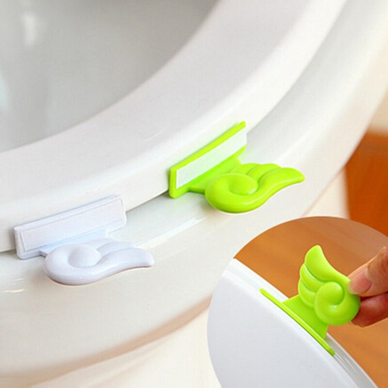 Cubierta de inodoro para Asiento de baño, elevador Manual de tapa de almeja, dispositivo de elevación, elevadores de asientos, 1 Uds.