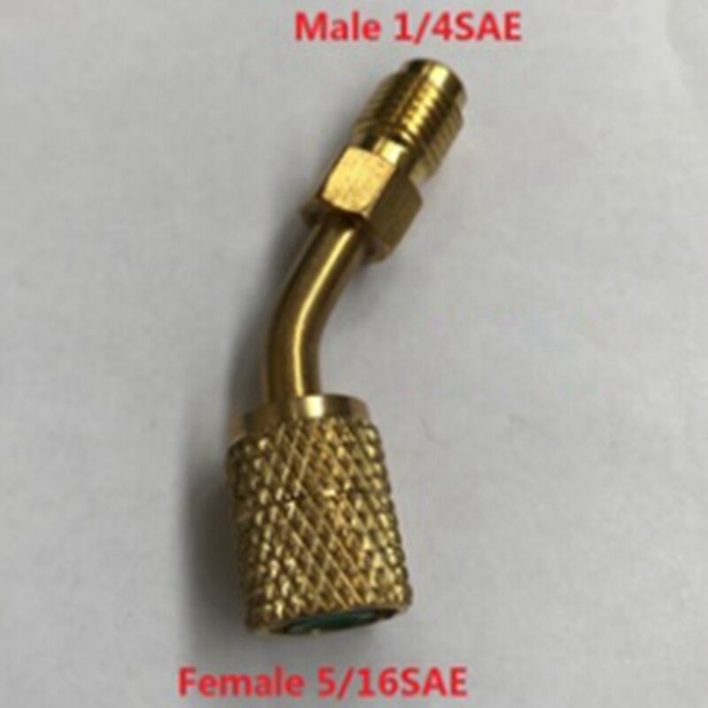 Mini Split System Car Air Conditioner Adapter Connector Port Adapter 5/16 Female 1/4 Male SAE