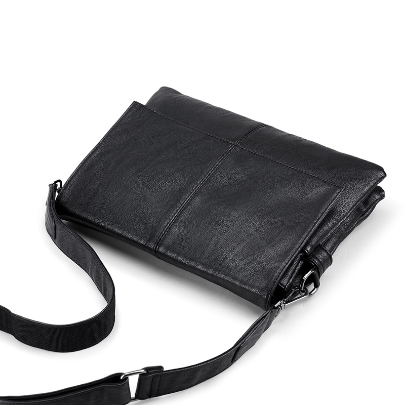 FEIDIKABOLO Handtaschen männer Umhängetasche Männlichen PU Leder Messenger Taschen Männer Reisen Schultaschen Freizeit-schulter-beutel