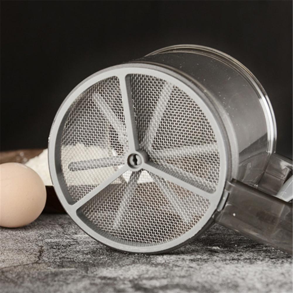 Multifunctional Flour Sifter Baking Hand Crank Flour Sugar Sieve Kitchen Tools For Ordinary Flour Bread Flour Cake Flour
