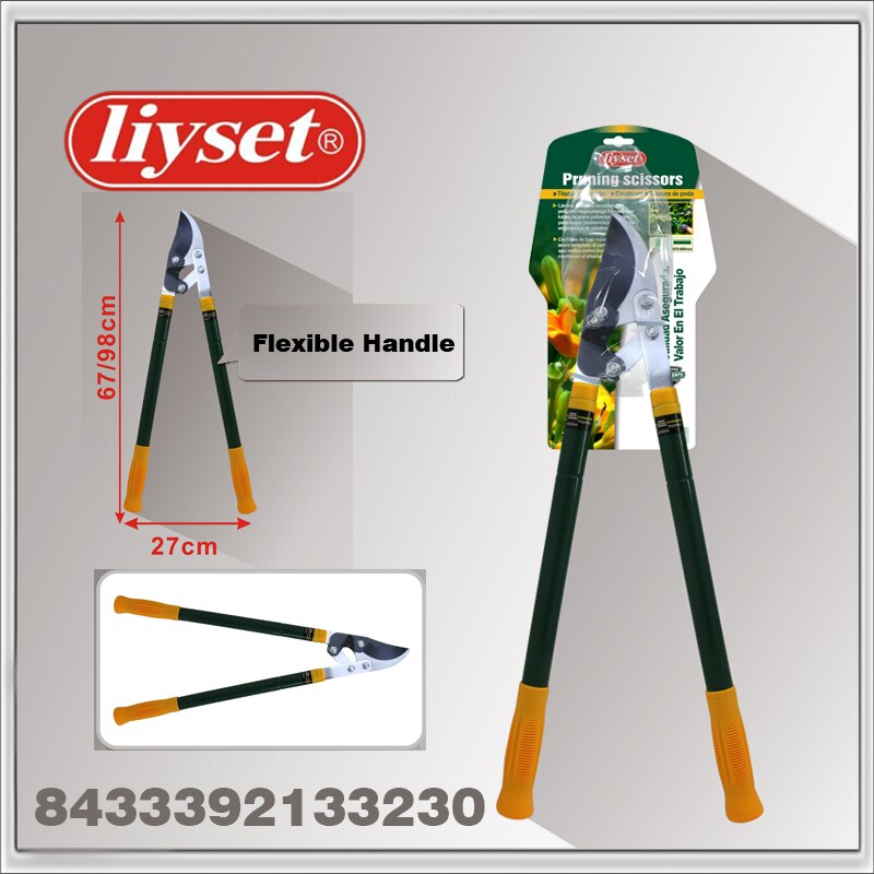 Liyset tijeras de podar, tijeras de jardinería Reach, herramienta de podar, tijeras de árbol para herramientas de jardín, picadora, podadora: 33230