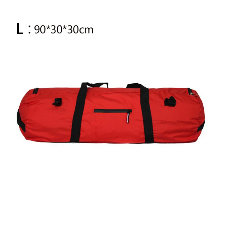 Coleção de tendas de acampamento, bolsa de armazenamento multifuncional para barraca, caminhadas ao ar livre, dobrável, à prova d&#39;água, mala de viagem de armazenamento: RED L