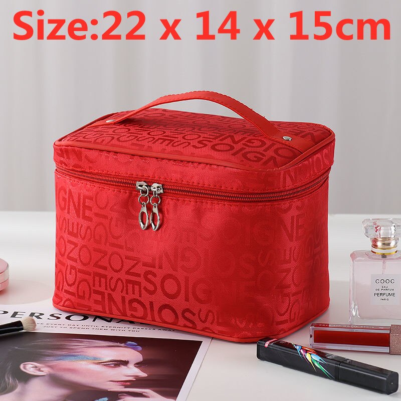 Women&#39;s Makeup Bag Travel Organizer Cosmetic Vanity Cases Beautician Necessary Beauty Toiletry Wash Storage Pouch Bags Box: G