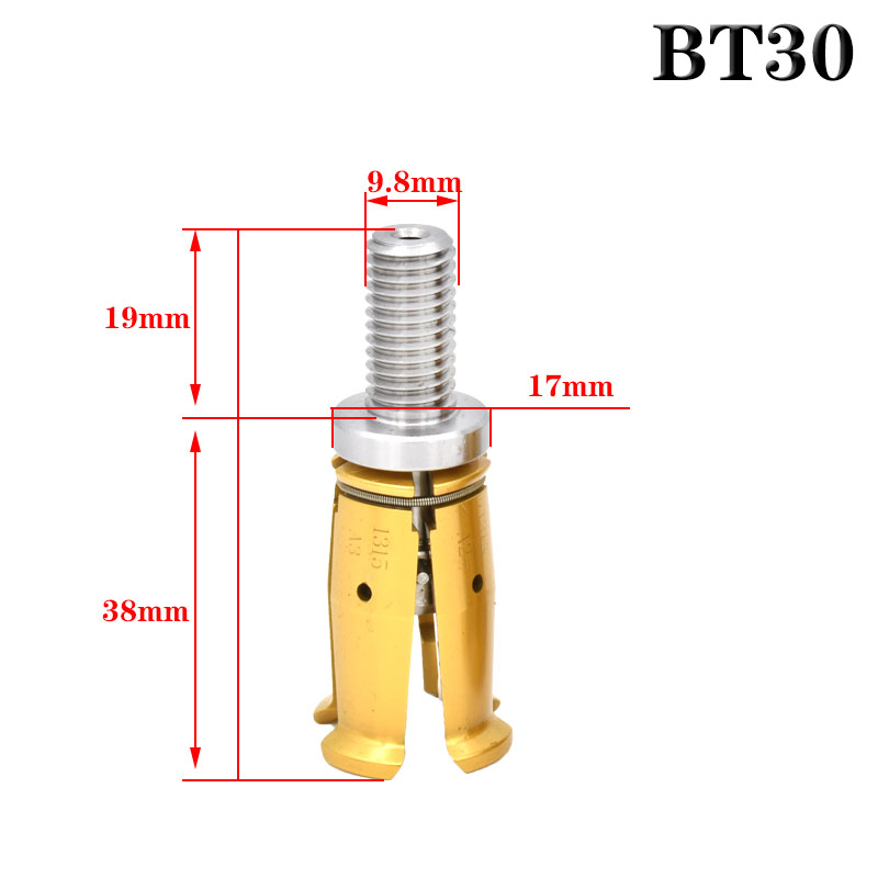 Bt50 Bt30 Bt40 45 Graden Spindel Grijper Hsk63 Klauw Klem 4 Petal Pull Claw Tool Frezen Cnc Machine Center: 35mm