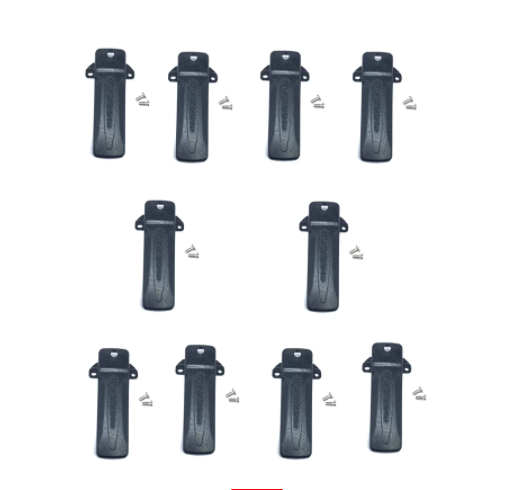 10pcs KBH-10 Belt Clip for KENWOOD TK-3206 TK-2206 TH-D7 TH-F6 TH-F7 TK-2207 TK-2307 TK-2212 TK-3402 TK-2406 TK-3301 Radio