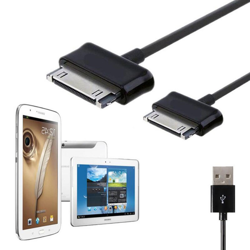 Usb Charger Opladen Data Cable Koord Voor Samsung Galaxy Tab 2 3 Opmerking P1000 P3100 P3110 P5100 P5110 P7300 P7310 p7500 P7510 N8000