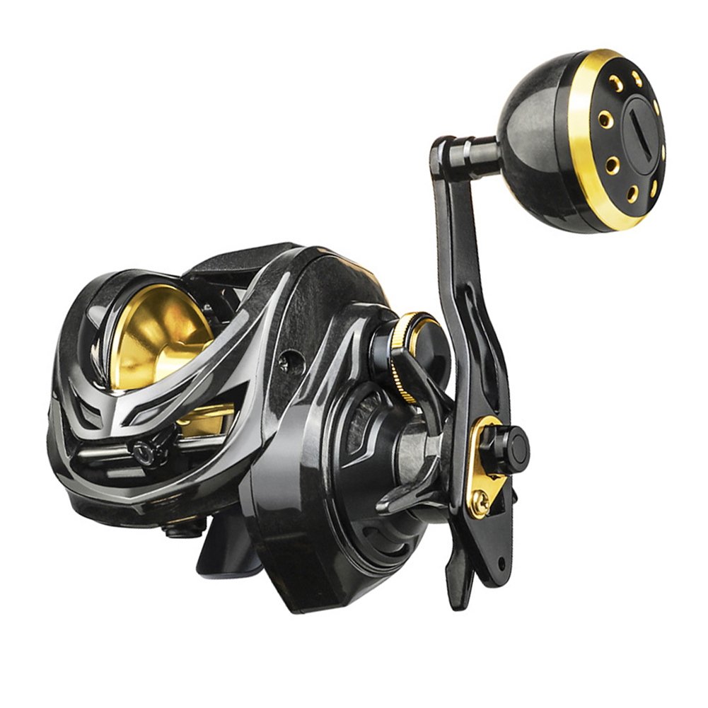 Spinning Reel Baitcasting Reel Carbon Fiber Body Max Drag 16Kg Metalen Handgreep Vissen Reel Saltwater Reel Handvat lijn: TDC3000 Right