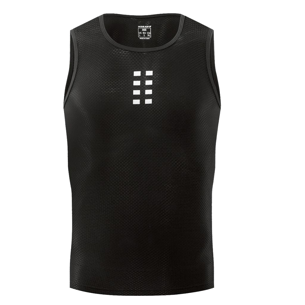 Heren Fietsen Vest Zomer Sport Top Base-Layer Ondershirt Shirt Voor Gym