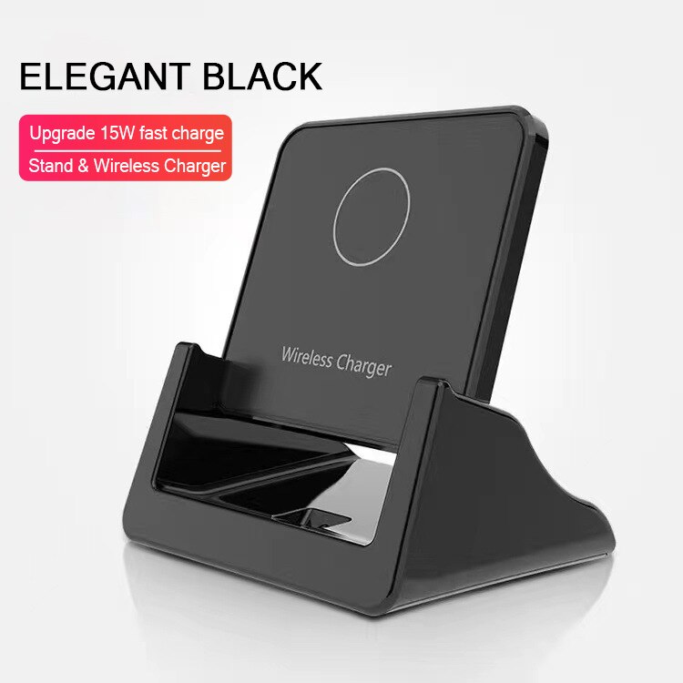 Fast Charging Wireless Charger Qi15w Holder For Phone Folding Charging Station For Iphone 13，12,11，For Xiaomi Samsung Oneplus: black 15w