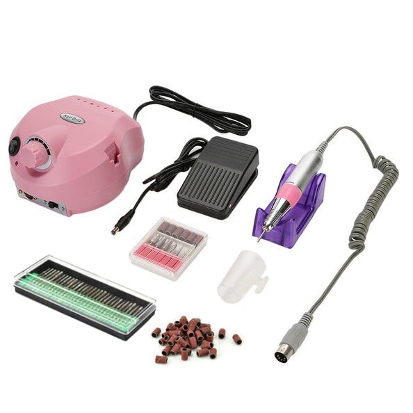 Professionele Manicure Machine Set Elektrische Nail Boor Bits Mill Cutter Nail Art Schuren Bestand Gel Cuticle Remover Keramische Cutter: 02 EU PLUG