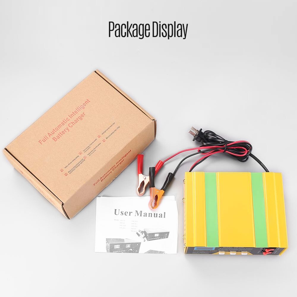 12V/24V Batterie Ladegerät Intelligente Puls Reparatur Typ Ladegerät mit Digital Anzeige für Auto Motorrad Batterie UK Stecker