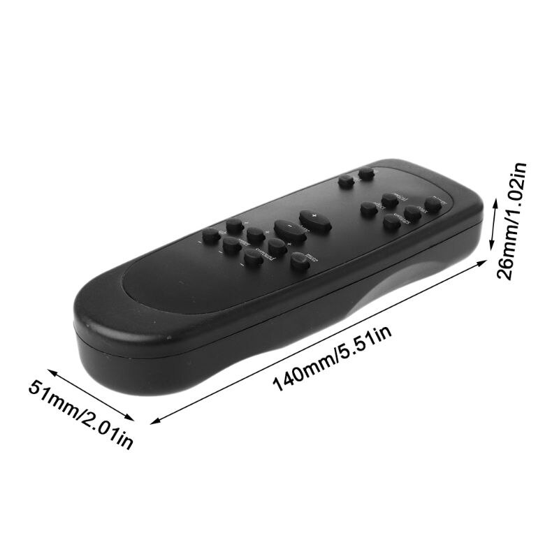 Zwart Plastic Afstandsbediening Controller Vervanging Voor Logitech Z5500 Z-5500 Z5450 Z-5450 Z680 Z-680 Computer Systeem