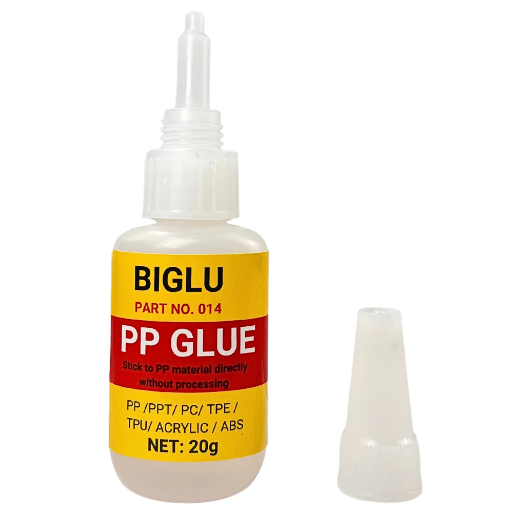 Pp limstift til de fleste plastmaterialer uten bearbeiding pp/ppt/pc/tpe/tpu/abs lim 20g