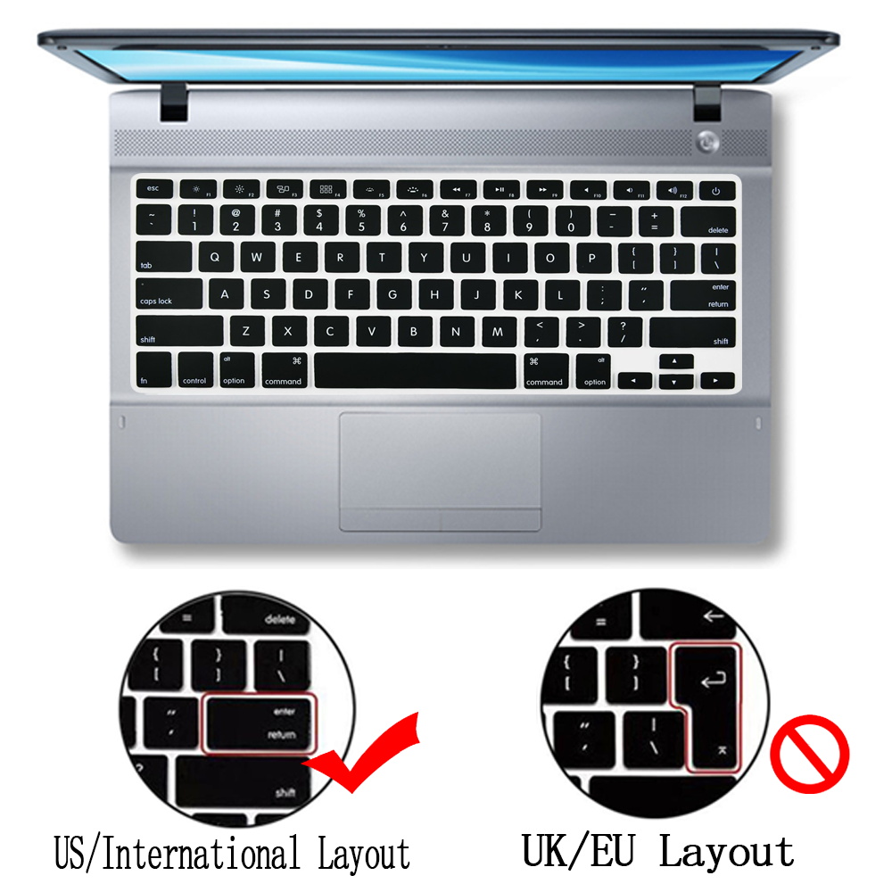 Laptop Keyboard Cover for Macbook Air 13 Inch A1369 A1466 A1342 / Pro 13" A1278 A1425 A1502/ Pro 15 InchA1286 A1398 Soft Silicon