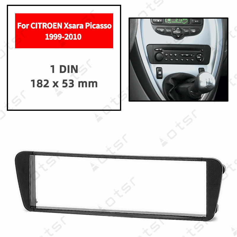 La Radio del coche de la Fascia estéreo Panel placa para CITROEN Xsara Picasso 1999, 2000, 2001, 2002, 2003, 2004, 2005, 2006, 2007 Frame Dash Kit