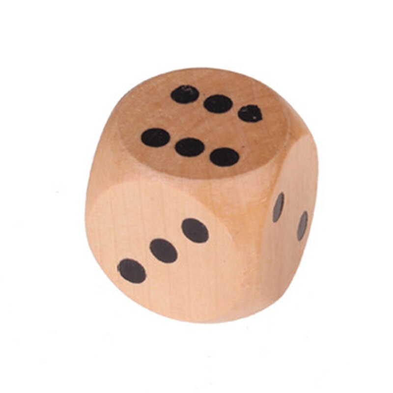 1Pc16mm Houten Dobbelstenen Zeef Houten Dobbelstenen Om Sample Diverse Yard Dice Game Kanten Kleur Patronen Dices Game Zes Props Duurzaam b8I5