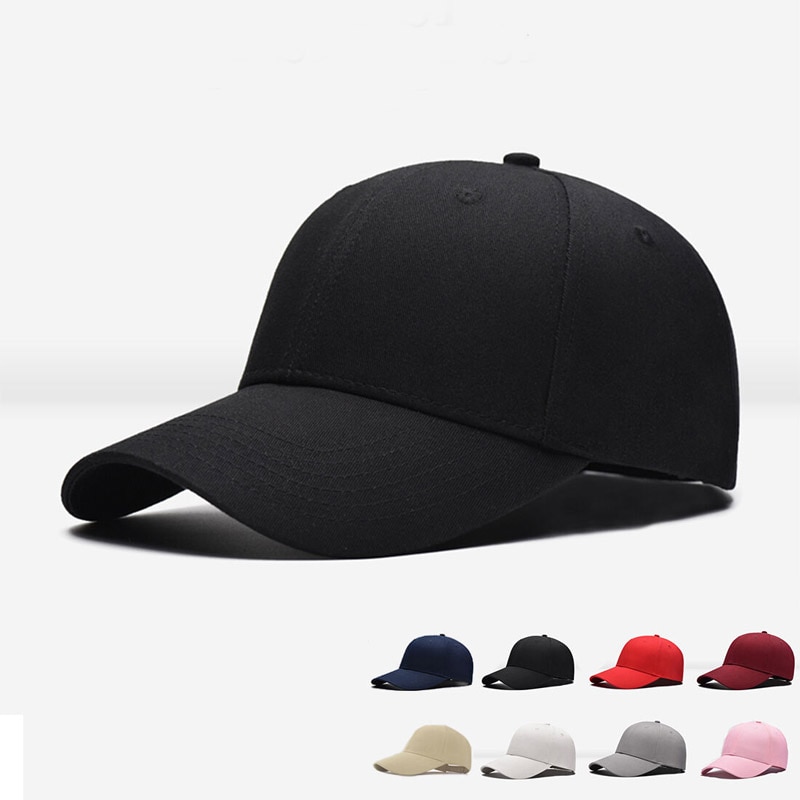 Gorra de béisbol negra para hombre y mujer, gorro ajustable de Hip-Hop, Bboy