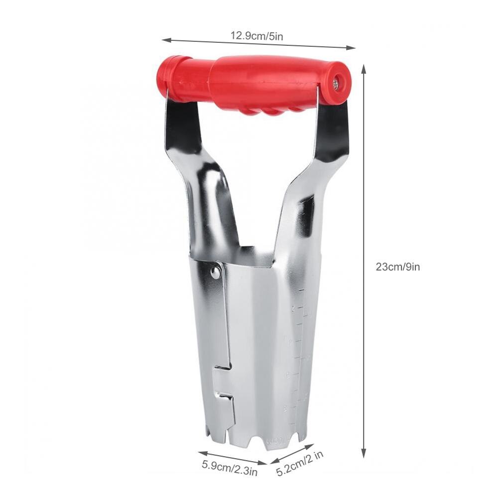 Stainless Steel Agricultural Transplanting Seedlings Tools Garden Transplanter for Transplanting Vegetables, Flowers and Trees