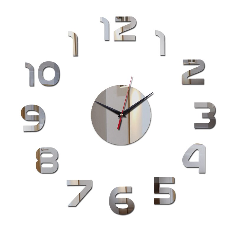 wall clock large decorative wall clocks home decor diy clocks living room reloj mural sticker