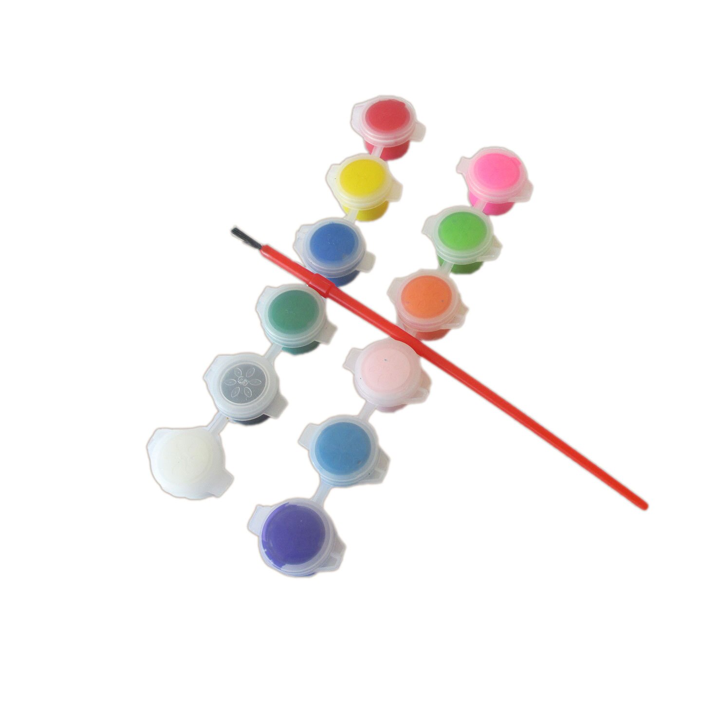 6 pintura acrílica de uma peça 8 uma peça 12 cor p... – Grandado